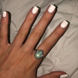 Kendra Scott Silver Daisy ring in Chalcedony